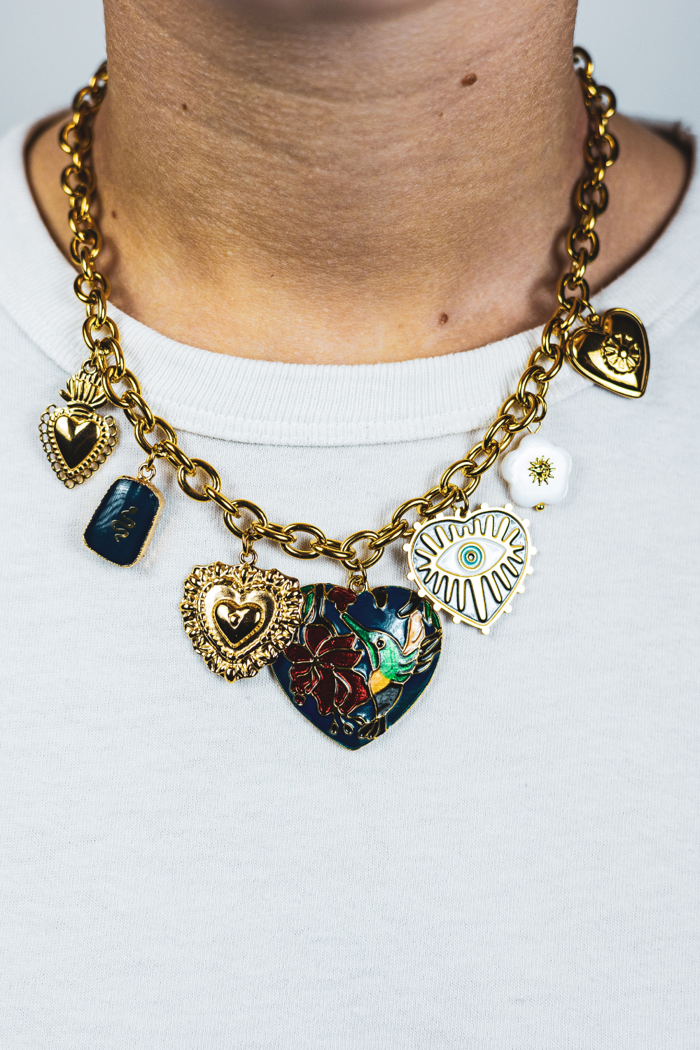CUORE ESOTICO – Collana multicharme