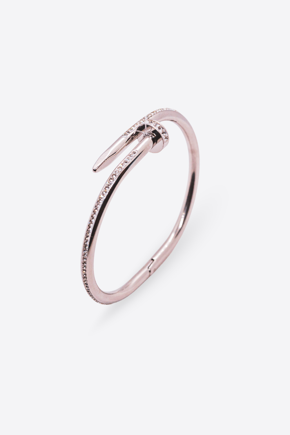 TENACE – Bracciale chiodo con zirconi