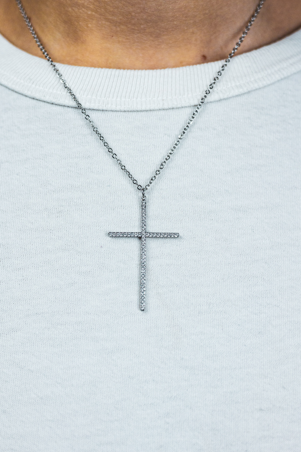 FEDE – Collana a croce brillante