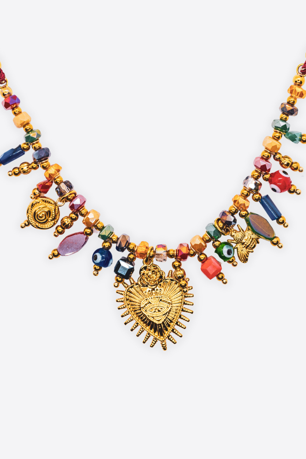 AMULETO – Collana Multicolor con Ciondoli